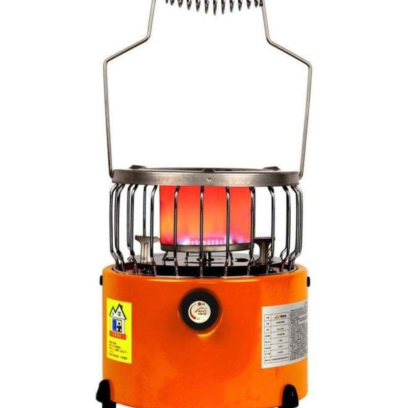 موقد تخييم محمول 2 في 1 مزود بمدخل خرطوشة غاز من الصفيح (غير متضمن)