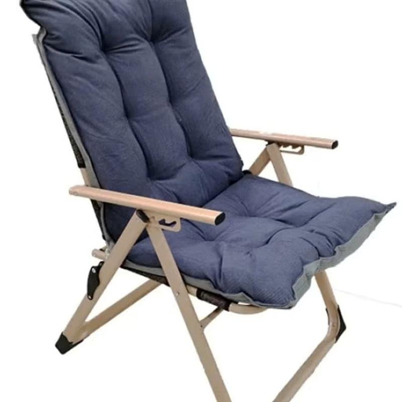 كرسي تخييم فاخر قابل للطي مع وسادة مريحة و 5 أوضاع قابلة للتعديل للاستخدام الداخلي