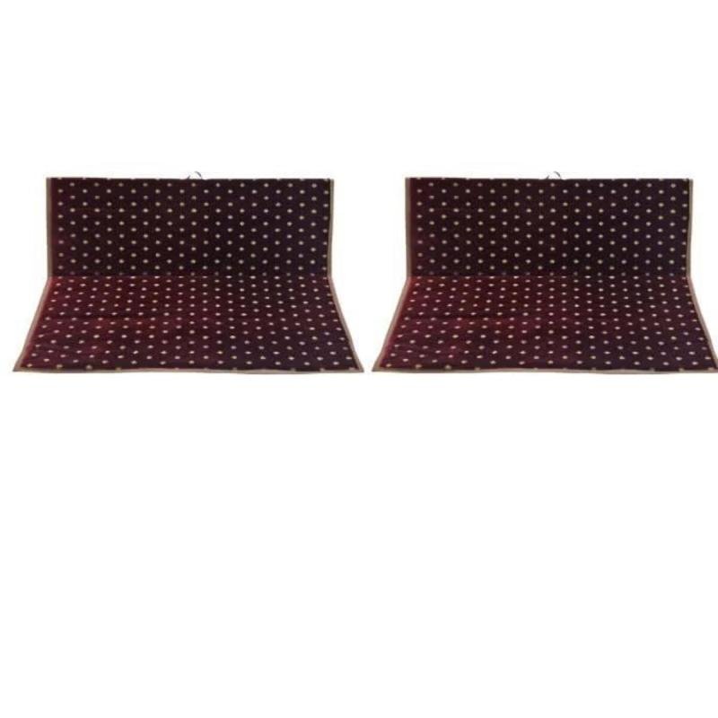 طقم كراسي تخييم قابلة للطي 60×120 سم - كرسيان أرضيان مقاومان للماء