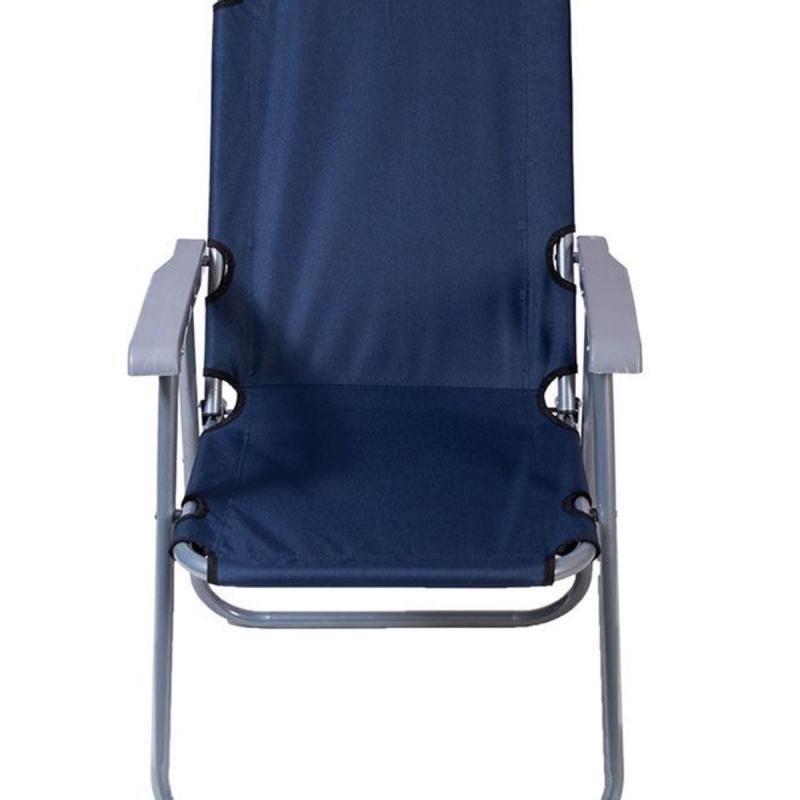 كرسي تخييم قابل للطي 60 × 55 × 85 سم - أزرق