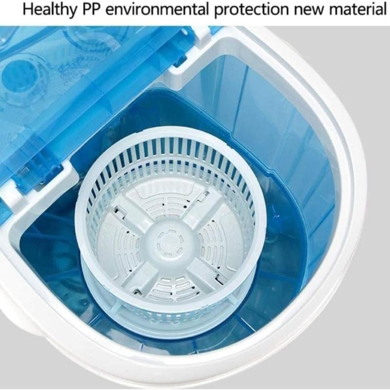 غسالة ملابس وأحذية صغيرة (موديل DLC-37155) - أزرق