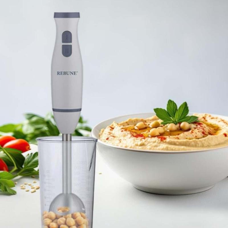 خلاط يدوي كهربائي 3 في 1 – RE-2-129 تصميم مدمج بقوة حتى 400 واط