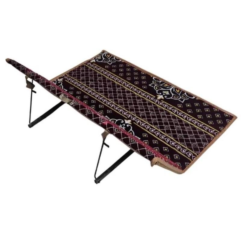 طقم كراسي (60*120 سم) أرضية مكون من كرسيين قابلين للطي بخلفية عازلة للماء، مثالي للرحلات والتخييم