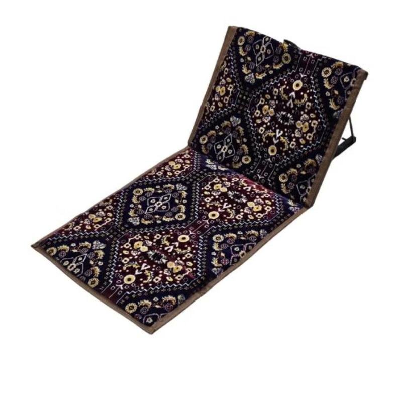 طقم كراسي أرضية مكون من كرسيين قابلين للطي بخلفية عازلة للماء، مثالي للرحلات والتخييم والاسترخاء