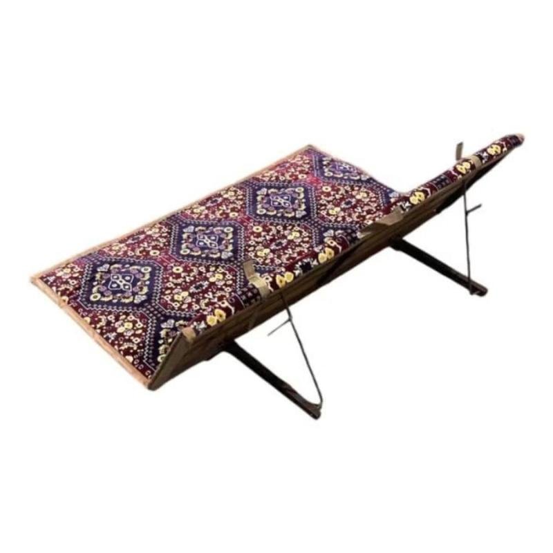 طقم كرسي أرضي لشخصين قابل للطي بخلفية عازلة للماء، مثالي للرحلات والتخييم والاسترخاء