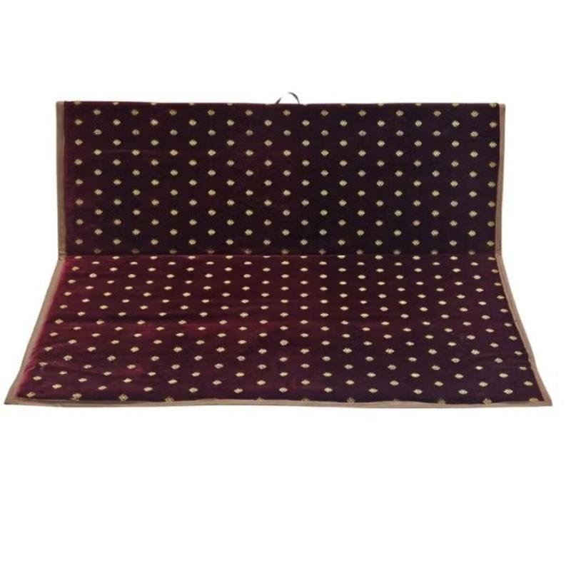 طقم كرسي أرضي مع مراكي لشخصين قابل للطي بخلفية عازلة للماء، مثالي للرحلات والتخييم والاسترخاء