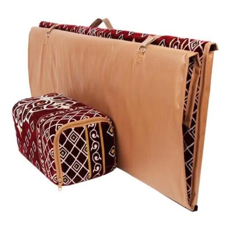 كرسي تخييم أرضي قابل للطي مع مسند ظهر قابل للتعديل مقاس 120×5×45 سم مثالي للرحلات والنزهات