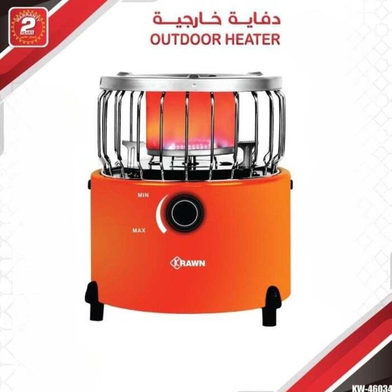 سخان غاز خارجي 2 في 1 (مدفأة وموقد)