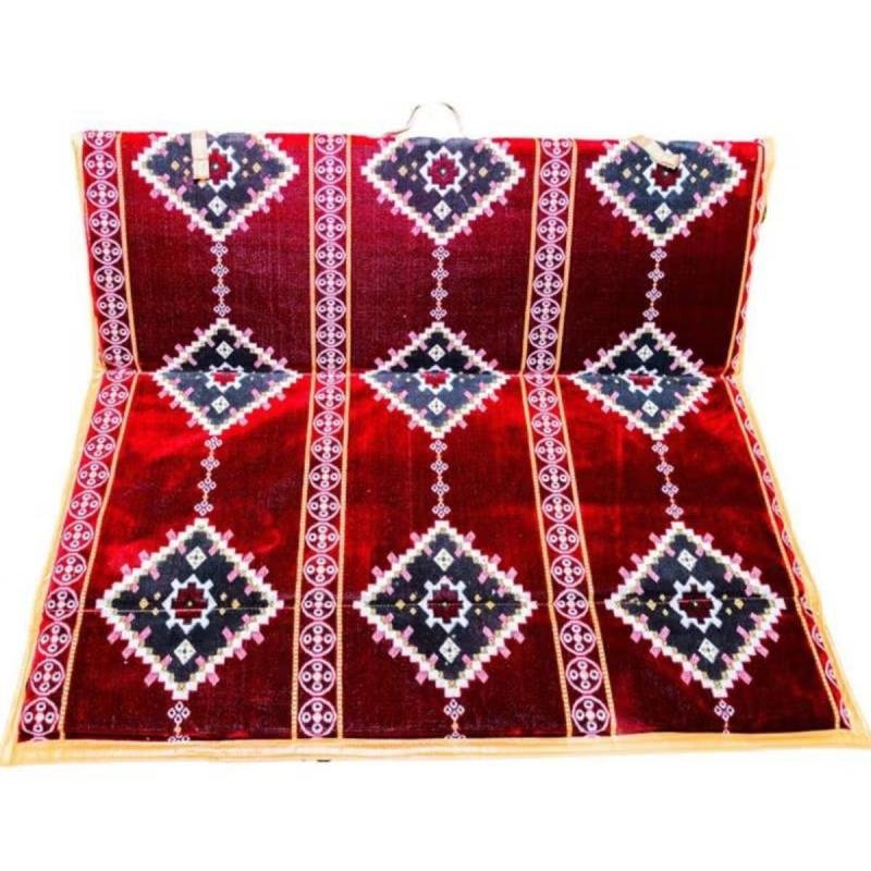 بساط رحلات أرضي تركي 5 قطع(200×300 سم)مبطن بـ 4 كراسي أرضية ومدّة – مريح للجلوس وقابل للطي ل 9 أشخاص