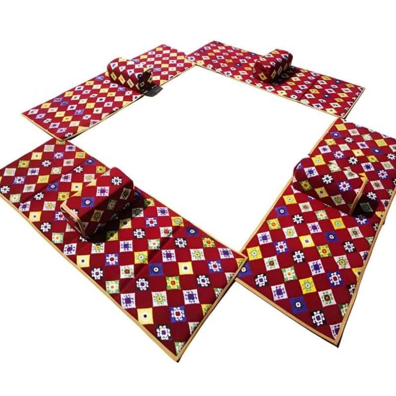 بساط رحلات تركي 8 قطع (200×70 سم) مبطن وقابل للطي ل 8 أشخاص