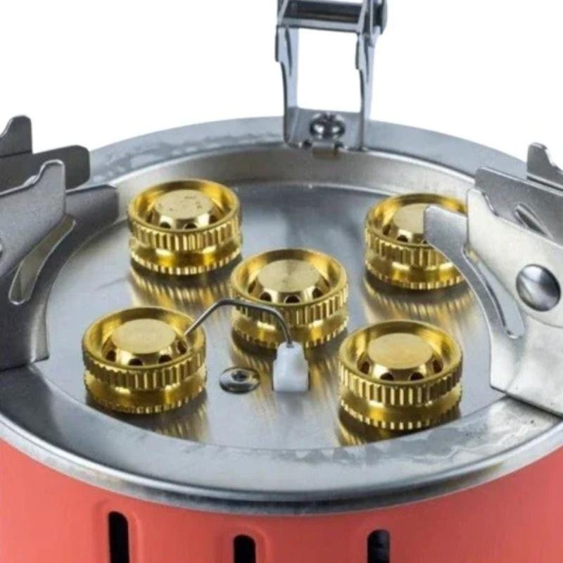 موقد غاز 5 شعلات للتخييم والرحلات الخارجية