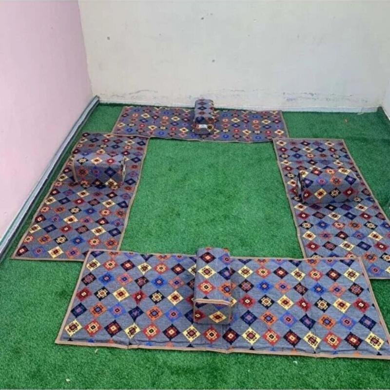 طقم جلسة بر ملكي 8 قطع بتصميم فاخر للرحلات والحدائق,مجلس 8 قطع للبر 🌵