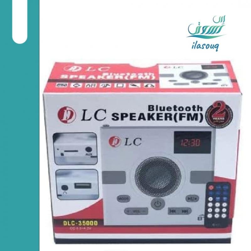 مكبر صوت محمول يعمل بالبلوتوث وراديو مع جهاز تحكم عن بعد