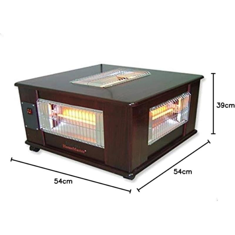 دفاية كهربائية 4 شمعات محاطة من جمع الاتجاهات مع طباخة بقوة 2000 واط