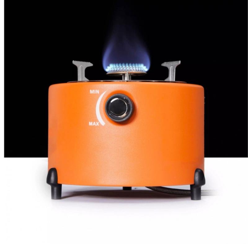 دفاية غاز للرحلات والتخييم 2 في1 ( للتدفئة + للطهي\تسخين\ تحضير مشروبات ساخنة)