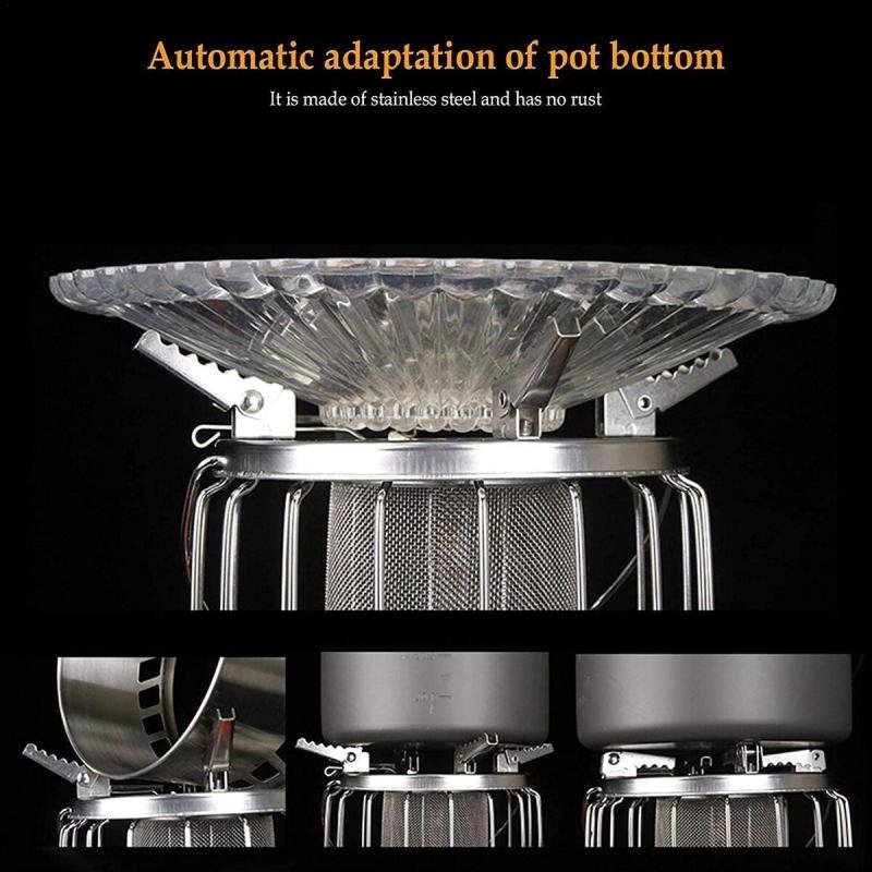 دفاية غاز 2 في 1 ( تدفئة + طبخ\تسخين) محمول لسطح المكتب والمنزل والتخييم