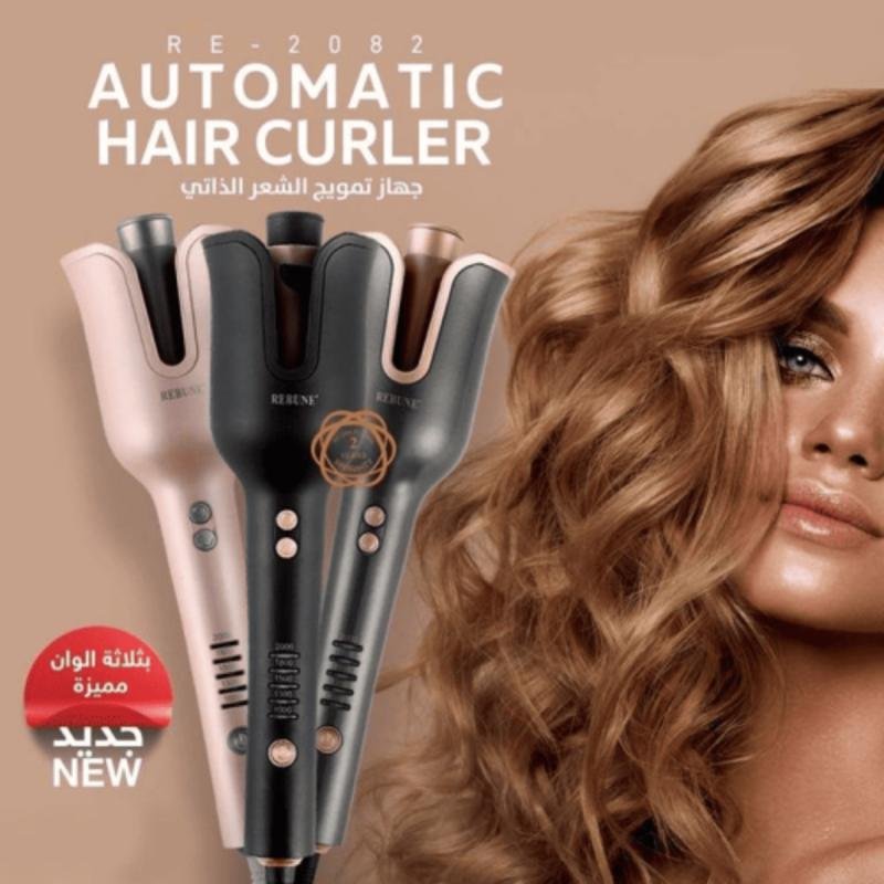 جهاز تصفيف الشعر ذاتي التموج RE-2082 (وردي)