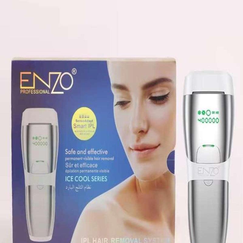 جهاز إزالة الشعر بالليزر الذكي بالنبض الضوئي مع تبريد ووميض تلقائي آمن وفعال ❄️