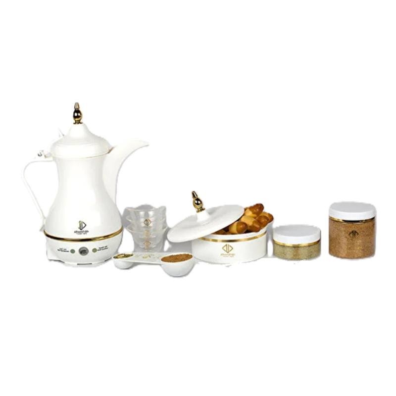 🍵 دلة قهوة عربية للمسافر، 0.4 لتر، مقاوم للحرارة، مع خاصية التسخين التلقائي، JLR-170E3