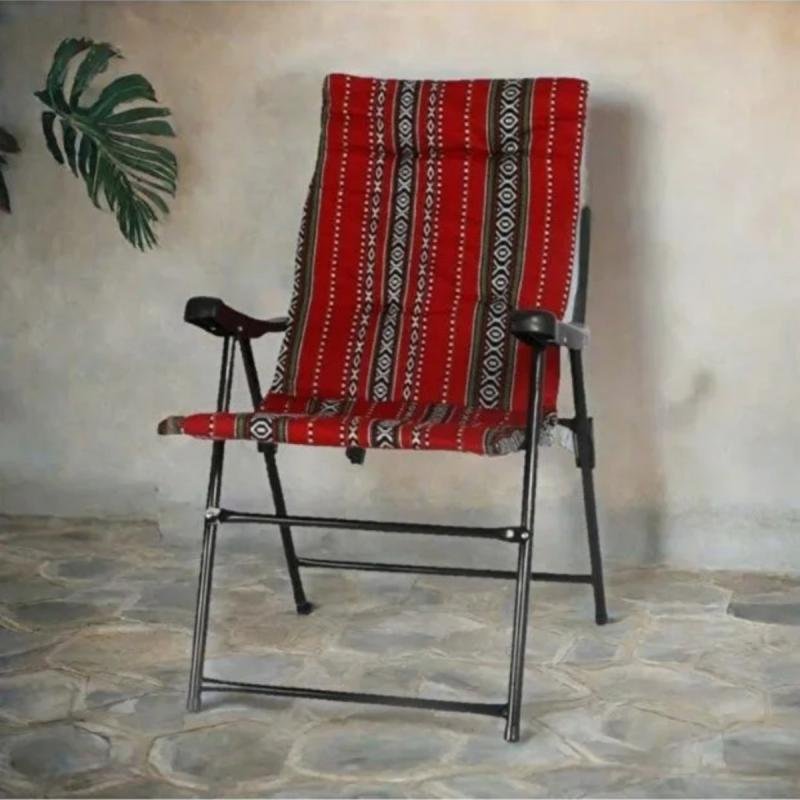 مجموعة كراسي التخييم تتكون من كرسيين قابلين للطي، كرسي نزهة، كرسي رياضي، كرسي خارجي