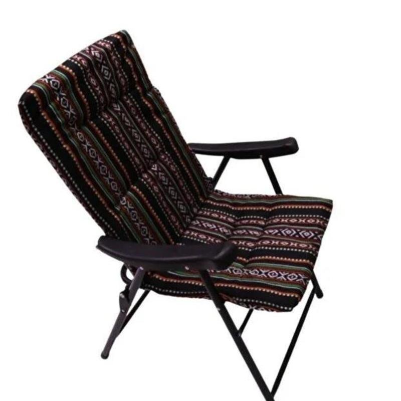 طقم كرسي سادو قابل للطي مع مسند للذراعين يتكون من كرسيين، مقعد نزهة، كرسي رياضي، كرسي خارجي