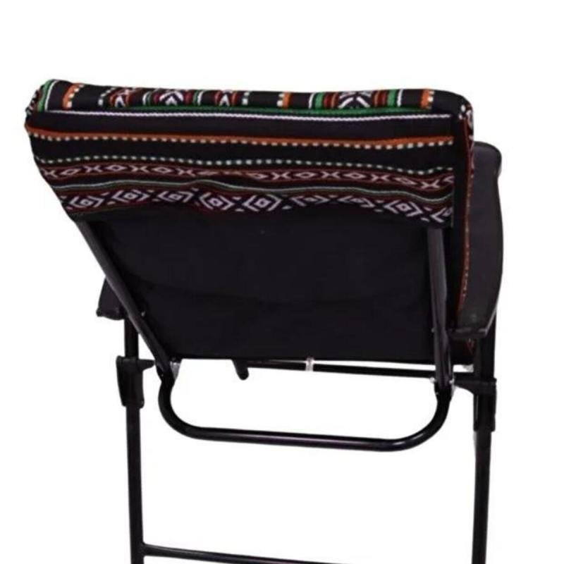 طقم كرسي سادو قابل للطي مع مسند للذراعين يتكون من كرسيين، مقعد نزهة، كرسي رياضي، كرسي خارجي