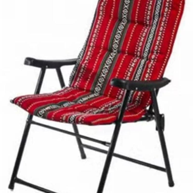 كرسي تخييم قابل للطي وخفيف الوزن ومبطن عالي الجودة للتخييم على الشاطئ في الهواء الطلق