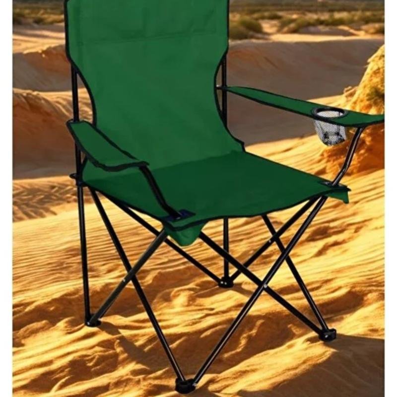 طقم كراسي تخييم يتكون من 3 كراسي قابلة للطي من قماش أكسفورد وقوائم معدنية – مريح وخفيف,