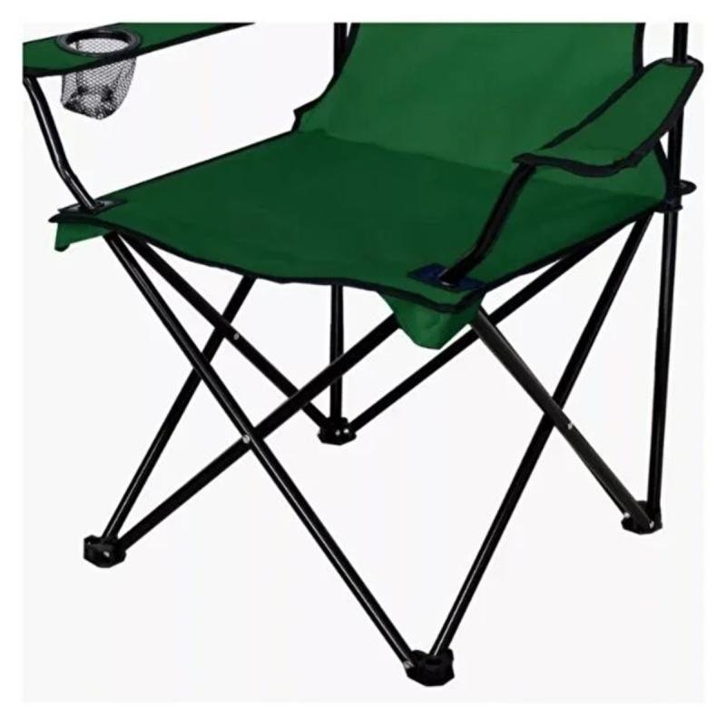 طقم كراسي تخييم يتكون من 3 كراسي قابلة للطي من قماش أكسفورد وقوائم معدنية – مريح وخفيف,
