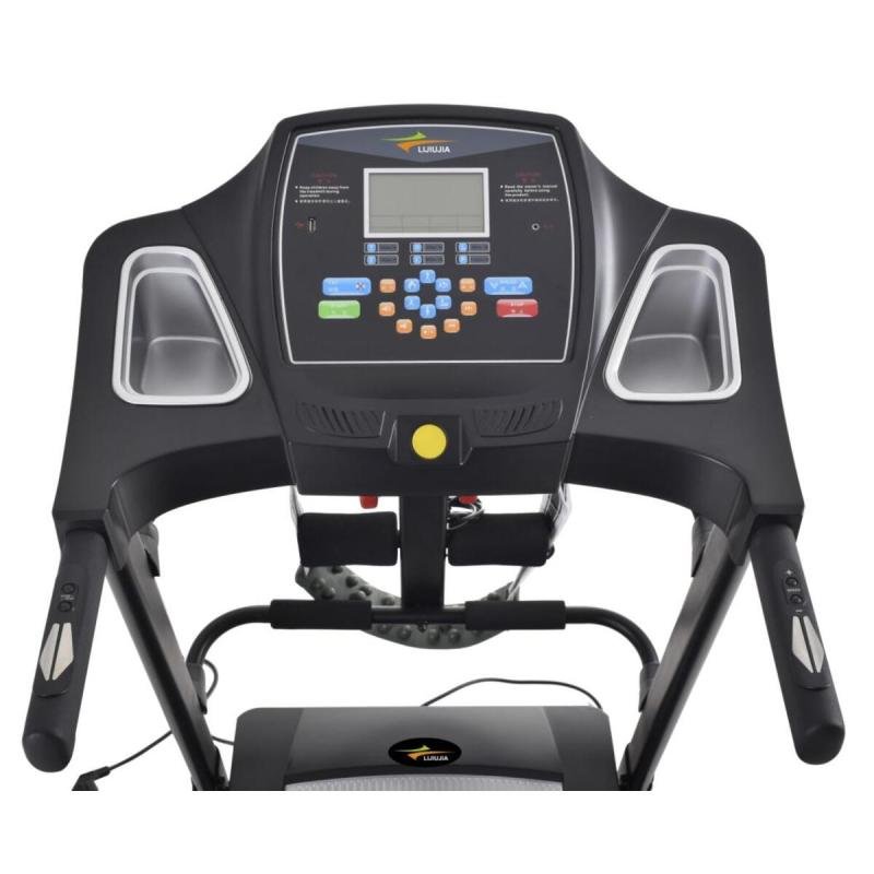 سير كهربائي مع مساج للخصر ومحرك 2 حصان، مساحة جري 42*120 سم,3 مستويات انحدار،يتحمل 120كجم, 5050D