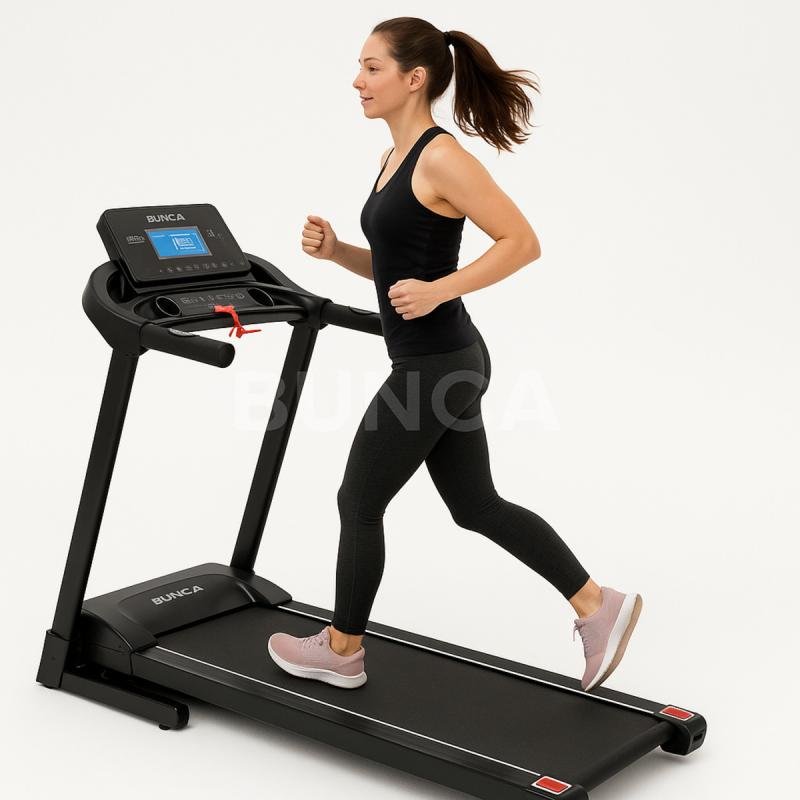 سير كهربائي ممتص للصدمات ومحرك 2 حصان، مساحة جري 42*120 سم,3 مستويات انحدار،يتحمل 120كجم, S600A