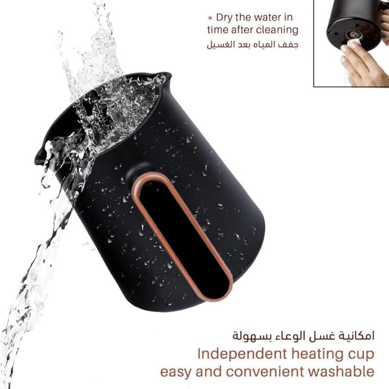 ماكينة صنع القهوة التركية بقوة 600 واط - وعاء قهوة تقليدي سعة 300 مل