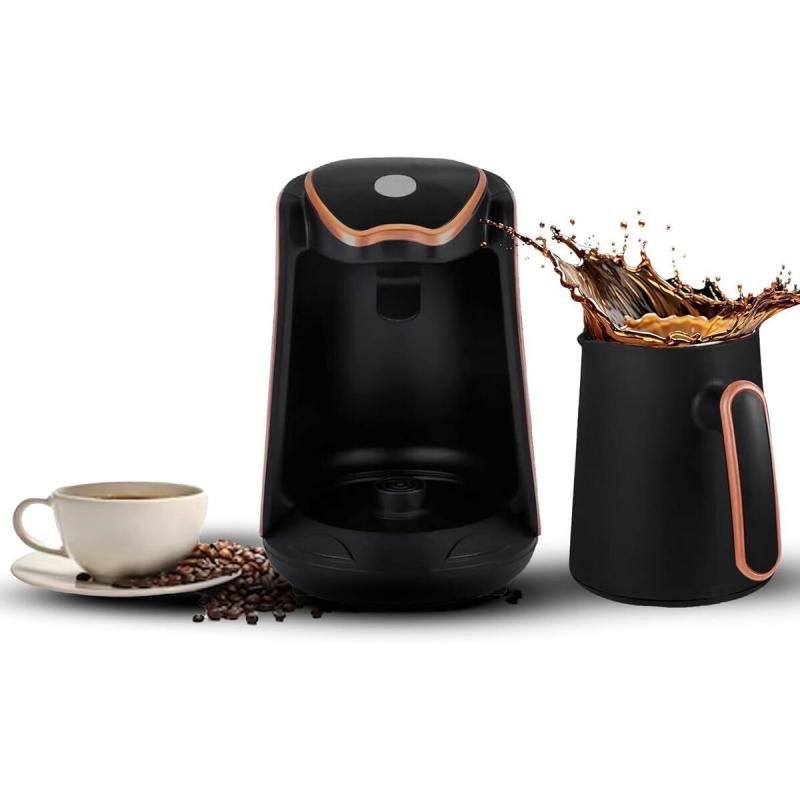 ماكينة صنع القهوة التركية بقوة 600 واط - وعاء قهوة تقليدي سعة 300 مل