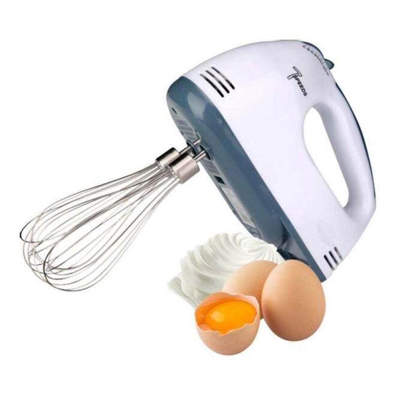 خفاقة بيض كهربائية أوتوماتيكية من الفولاذ المقاوم للصدأ بـ 7 سرعات مع قابس أمريكي