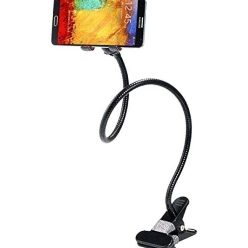 حامل مرن للجوال باللون الأسود