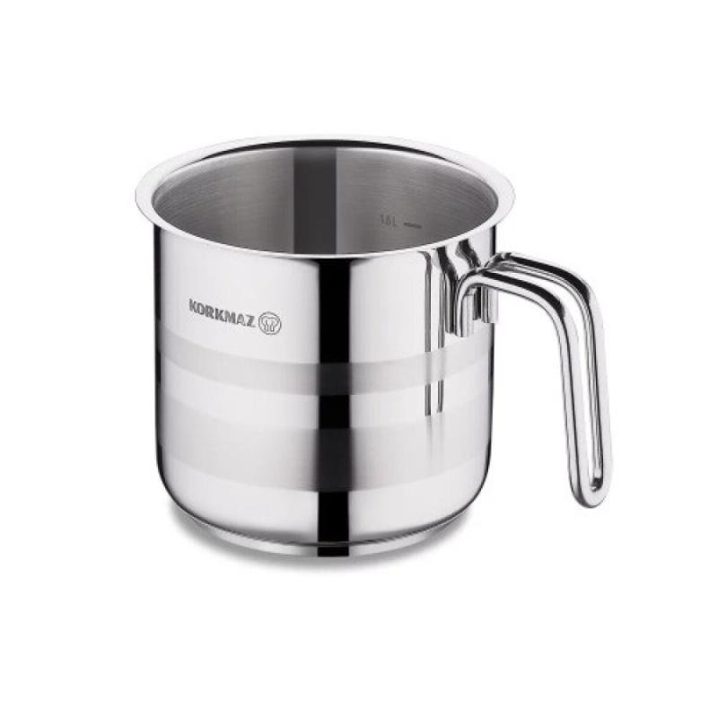 طقم أواني طهي أسترا 2 من الفولاذ المقاوم للصدأ، 14 قطعة،