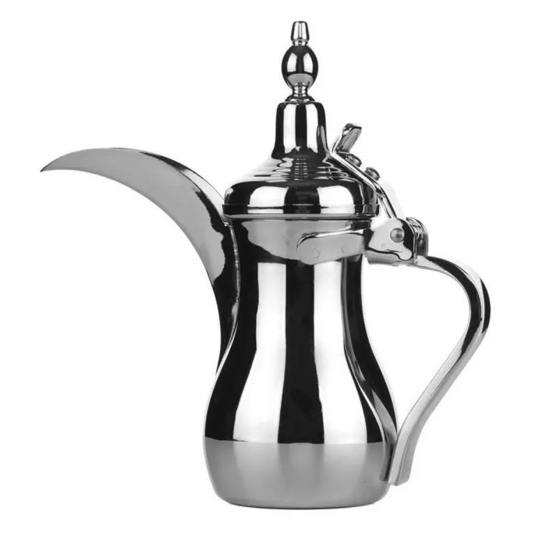 ACSS-01-Deem طقم تقديم قهوة سعودي من الستانلس ستيل 5 قطع