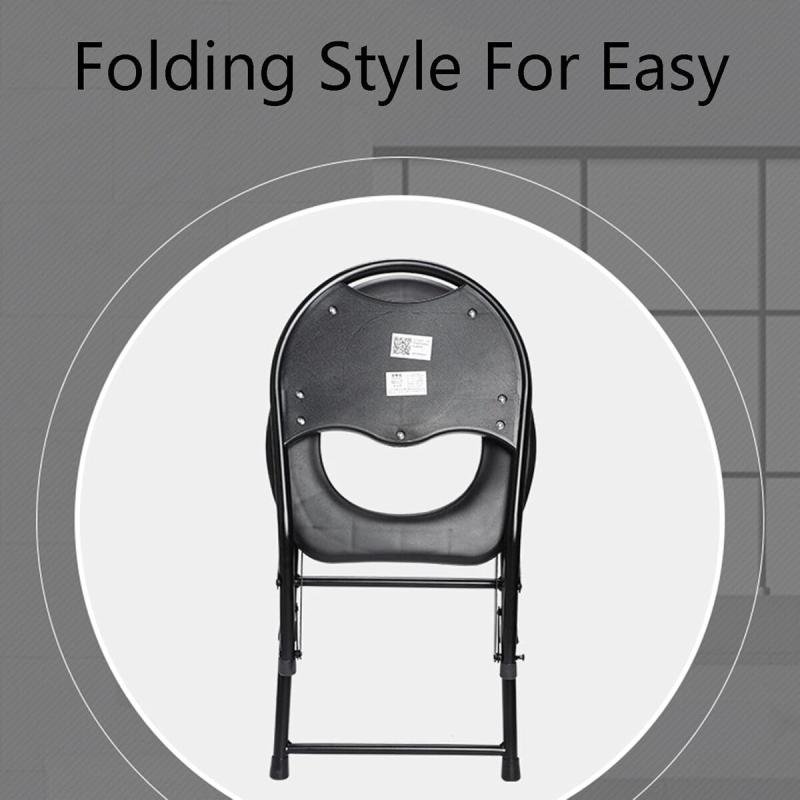 كرسي مرحاض قابل للطي محمول من OYDAS - أسود