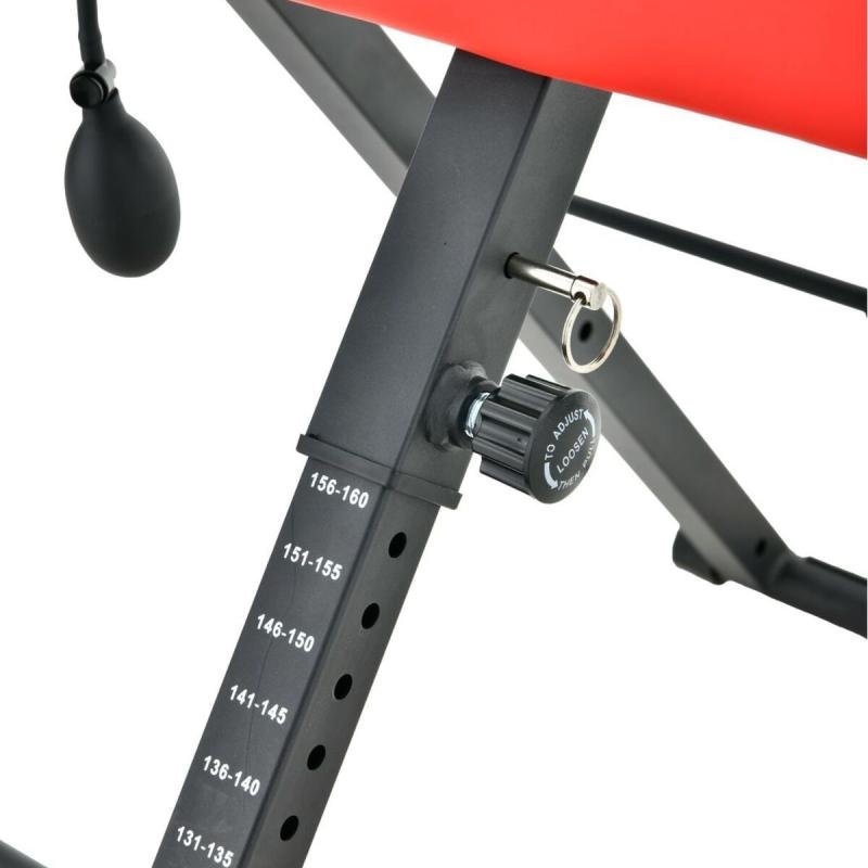 جهاز شد الظهر ذات الطاولة المعكوسة لتخفيف آلام الظهر، قابلة للطي، قدرة يتحمل وزن 130 كغ,موديل 621