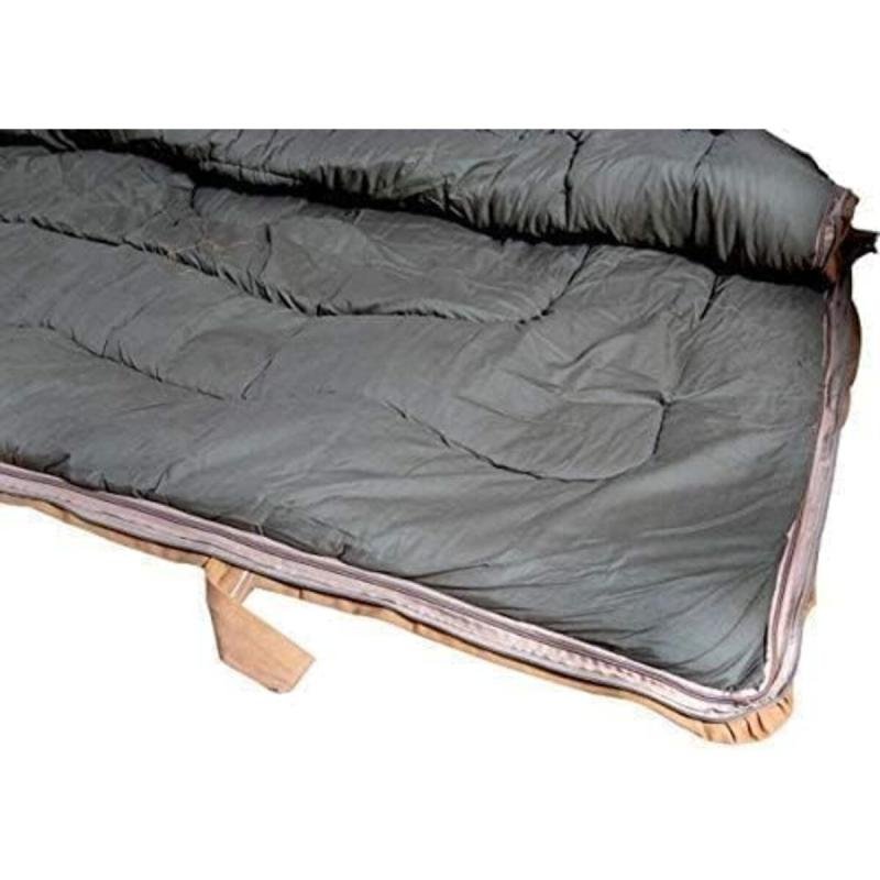 كيس نوم تنزاني للرحلات و التخييم مقاس 220 سم في 120 سم مخمل زيتي من الداخل