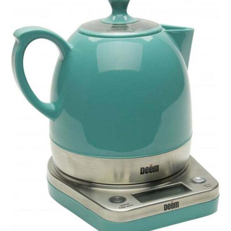 ماكينة صنع الشاي الكهربائية الكرك AD-EPKT-1012A تركواز