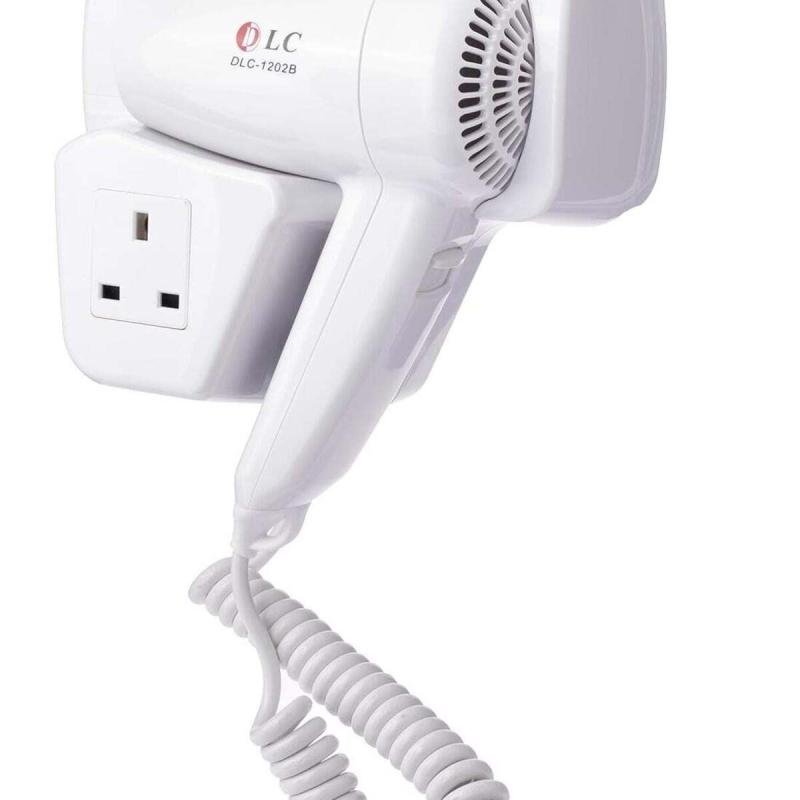 مجفف شعر مثبت على الحائط بقوة 1200 واط