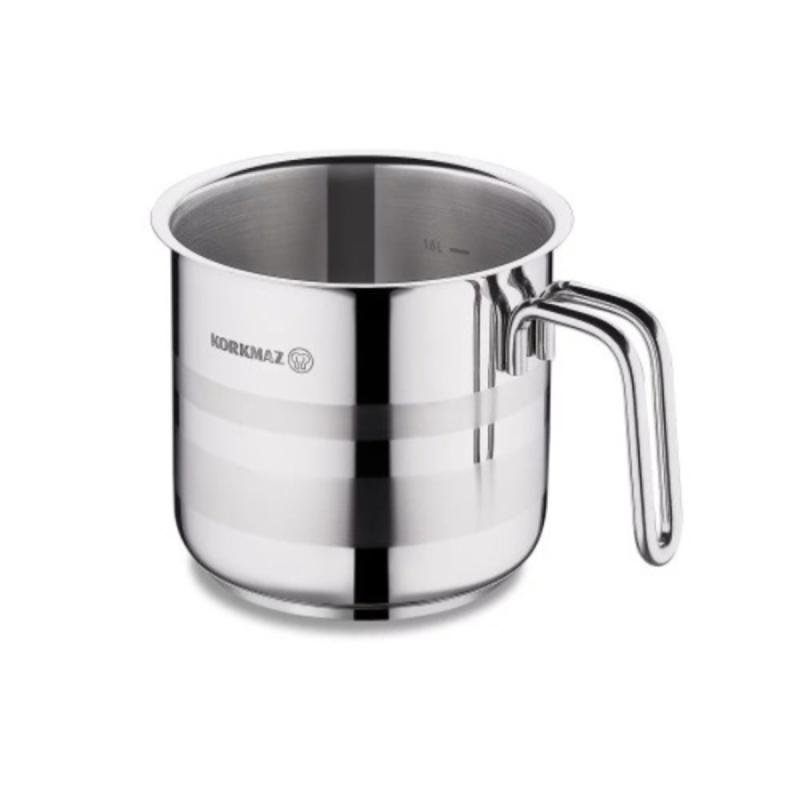 طقم أواني طهي من الفولاذ المقاوم للصدأ من أسترون، 14 قطعة، / A2053