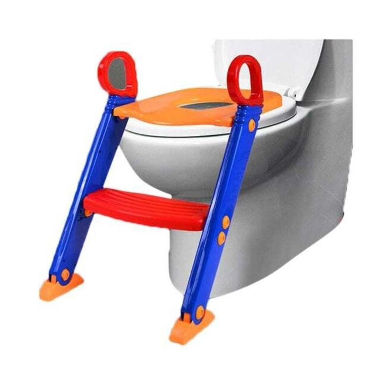 مرحاض تدريبي مع مقعد متدرج للأطفال