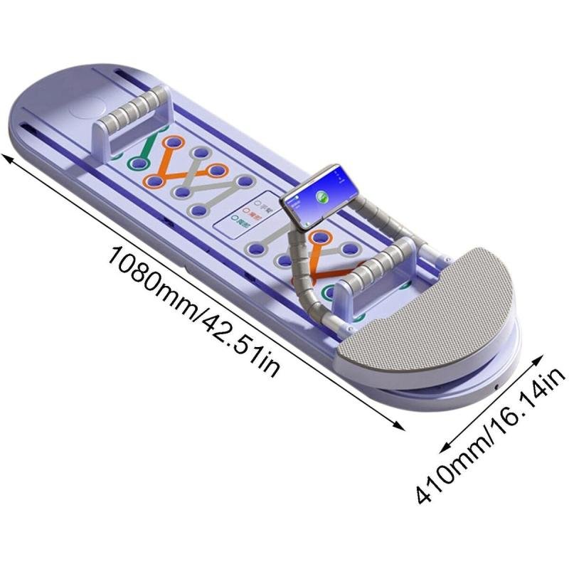 لوح بيلاتيس 5 في 1 لتمارين البطن واللياقة قابل للطي مع عصا بيلاتيس و حبل مقاومة مدرب شخصي AP-01