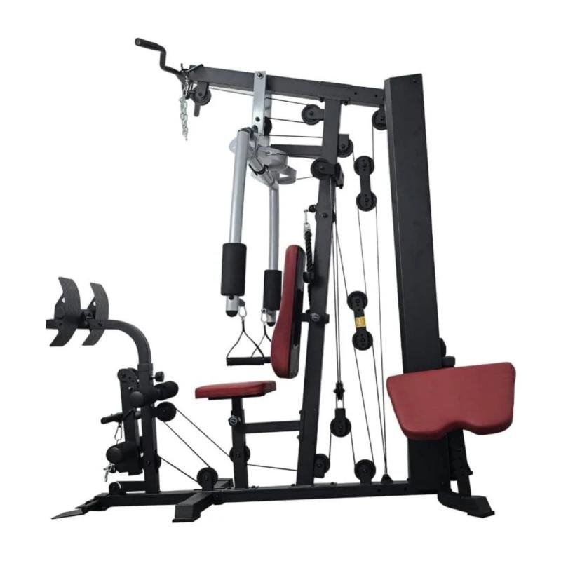 جهاز هوم جيم منزلي D01-06 أكثر من 40 تمرين,صالة رياضية متكاملة في بيتك,بنش,كرسي تمارين