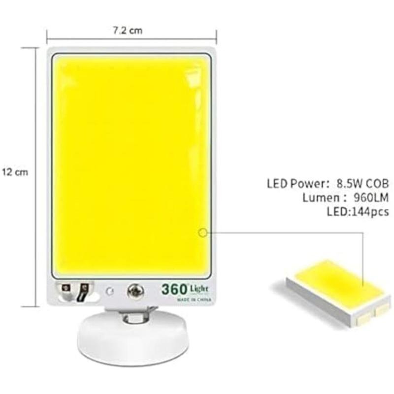 لمبة رحلات وطوارئ 360 LED من – إضاءة بانورامية لا تقارن!