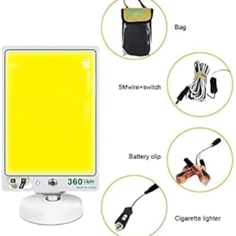 لمبة رحلات وطوارئ 360 LED من – إضاءة بانورامية لا تقارن!