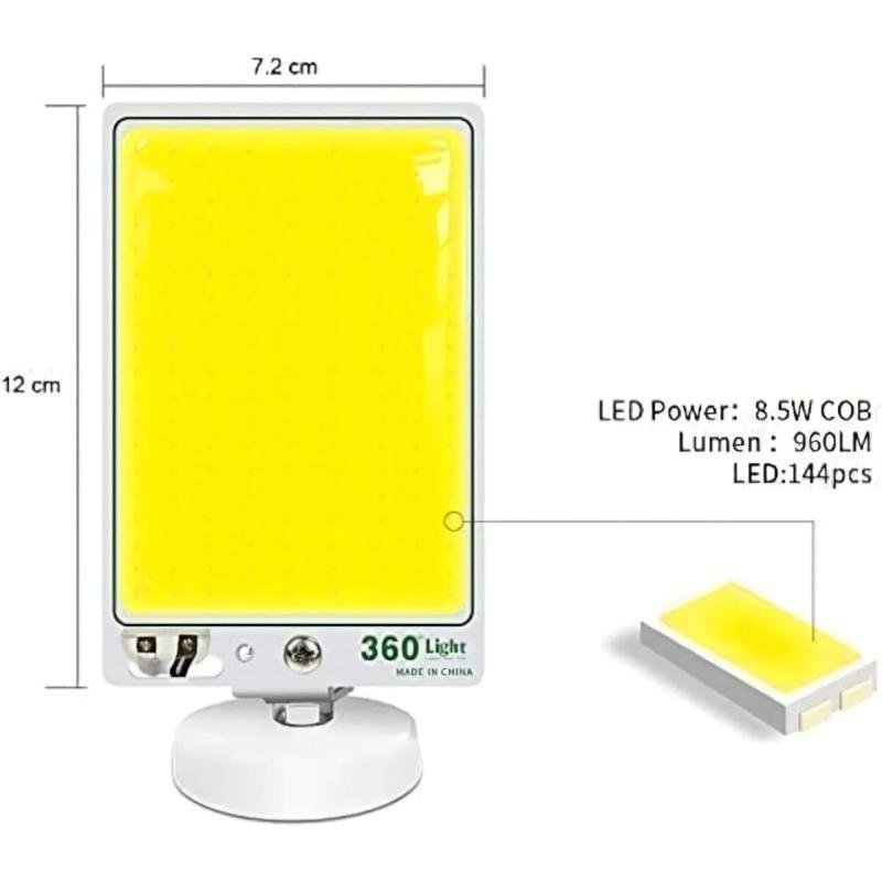 لمبة رحلات وطوارئ 360 LED من – إضاءة بانورامية لا تقارن!