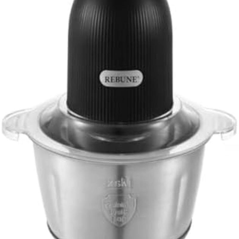 قطاعة خضراوات شريطية 350 واط من الفولاذ المقاوم للصدأ RE-2-099 (أسود)